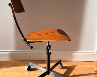 SOLD Midcentury Modern Kevi Task Desk Chair by Jorgen Rasmussen - Etsy