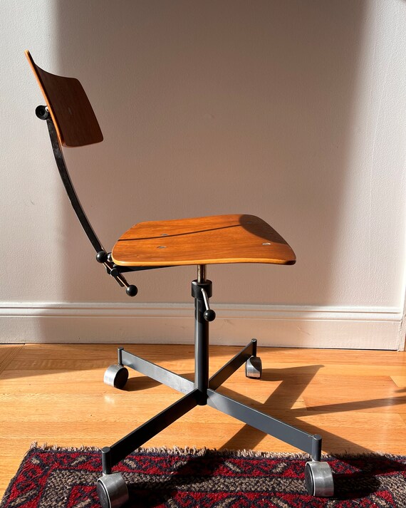 SOLD Midcentury Modern Kevi Task Desk Chair by Jorgen Rasmussen - Etsy