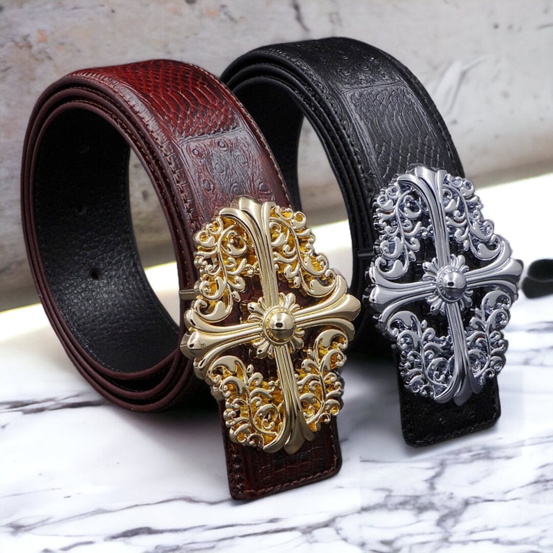 Chrome Hearts Y2K Belt Chrome Belt Buckle Designer Themed Etsy