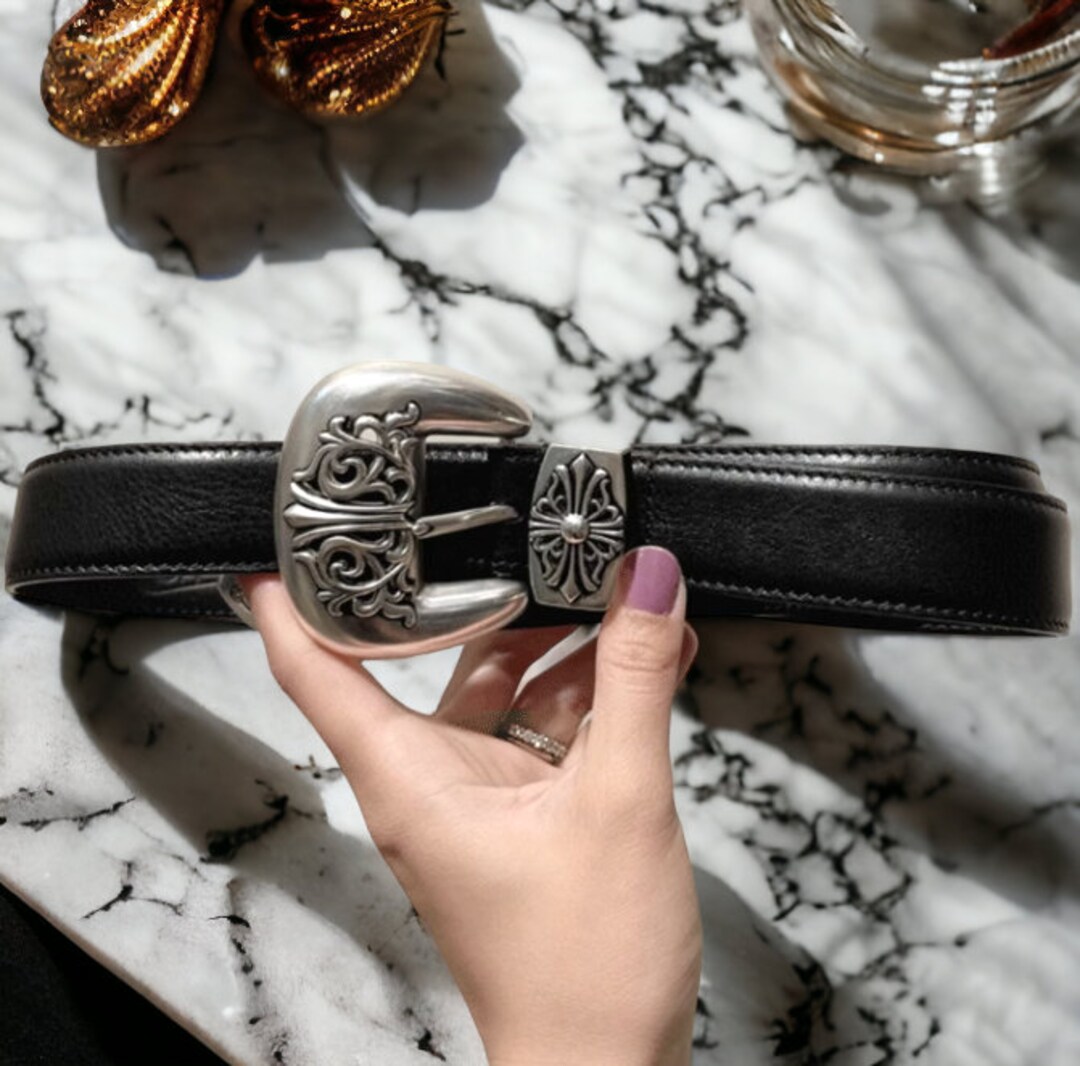 Chrome Hearts Style Belt Inspired Y2K Style Belt Gothic Style Etsy