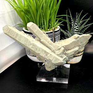 Rare XL Green Quartz | Double Terminated | Japan’s-Law | Pastel Army Green | UV | Natural | Record Keepers | Inner Mongolia, CHN