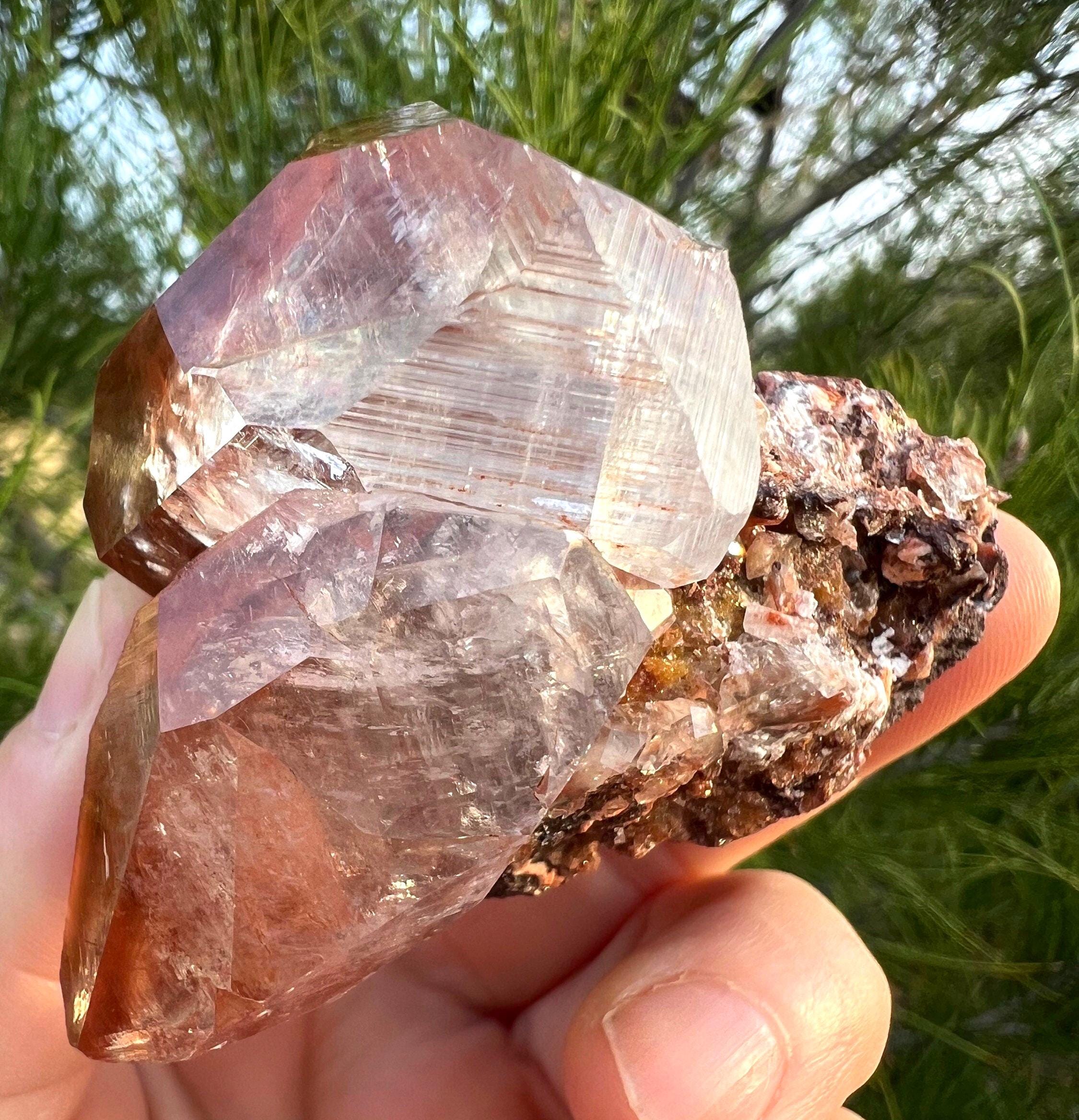 レッドダイヤモンドカルサイト Red Diamond Calcite - Etsy Canada 置物