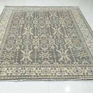 Luxurious Oushak Rug, Exquisite Hand Knotted  Large Area Turkish Carpet For Christmas decoration Elegant Spaces for Living Room, Dining room