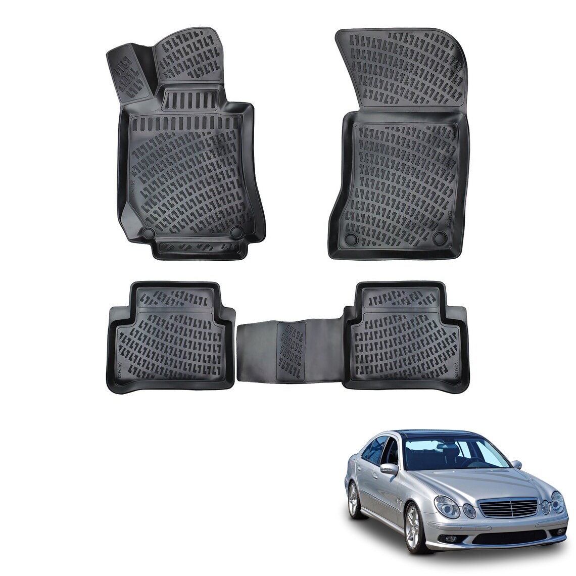 W211 amg 2024 floor mats