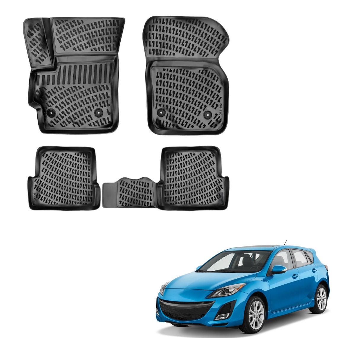 Accessories Fit For Mazda 3 M3 Bl Hatchback 2009-2013 Boot Liner