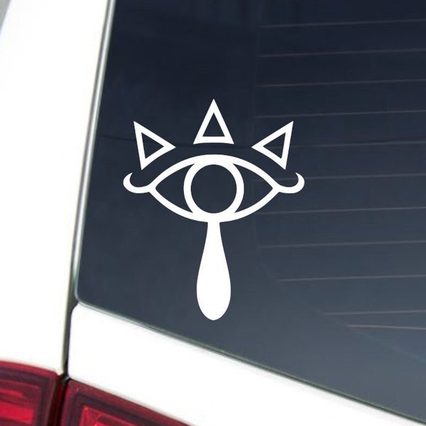Eye of Truth Symbol Car or Laptop, Hey Listen Sticker, Legend of Zelda Gift, Vinyl Decal Superhero, Link Merch Sticker For Car