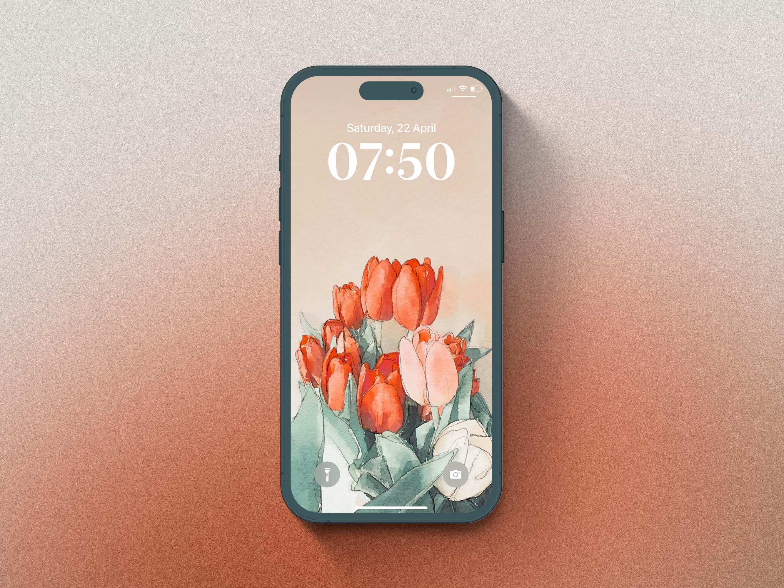 Phone Background Watercolor Spring Ios Wallpaper Minimal Botanical
