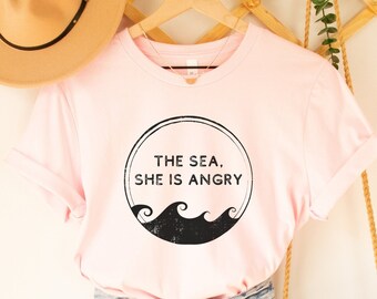 Angry Sea Ocean Shirt for Progressive Socialist, Gladis the Orca T Shirt in Support of the Orca Revolution to Sink the Rich