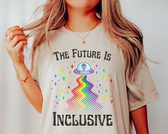 The Future Is Inclusive Shirt - Autism Teacher Shirt - Queer Tee for Pride Month