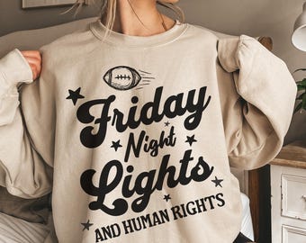 Football Protest Sweatshirt: Retro Social Justice Game Day Top