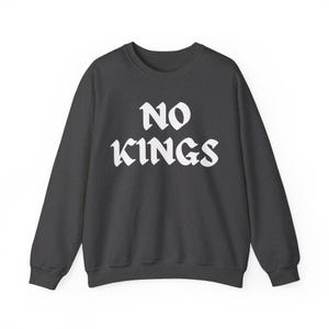 Sudadera No Kings: Suéter FDT No Kings In America Dark Heather