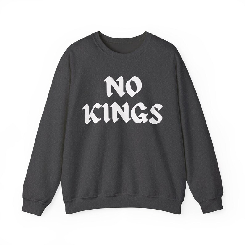 Sudadera No Kings: Suéter FDT No Kings In America Dark Heather