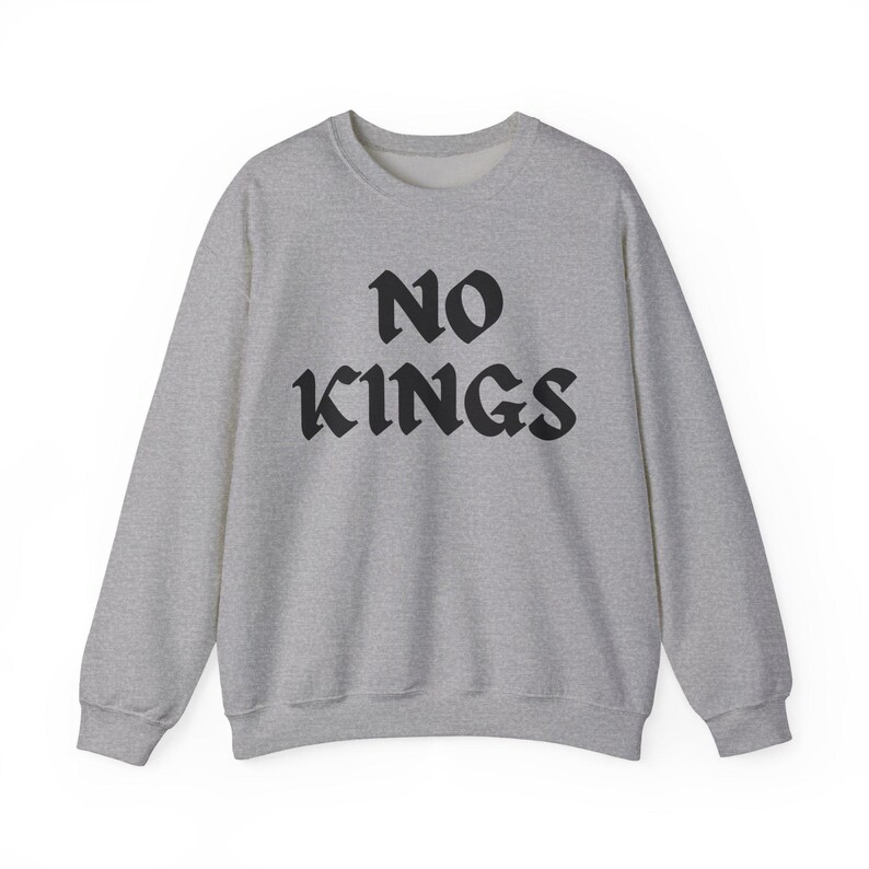 Sudadera No Kings: Suéter FDT No Kings In America Sport Grey