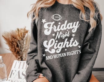 Football Protest Sweatshirt: Retro Social Justice Game Day Top
