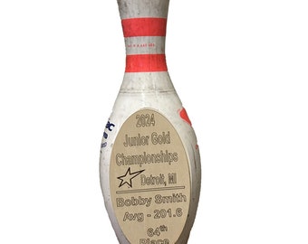 PBA TOUR ゴールドボウリングピン サイン入り PBA Bowlers Bowling Multi Signed Autographed Gold PBA Tour