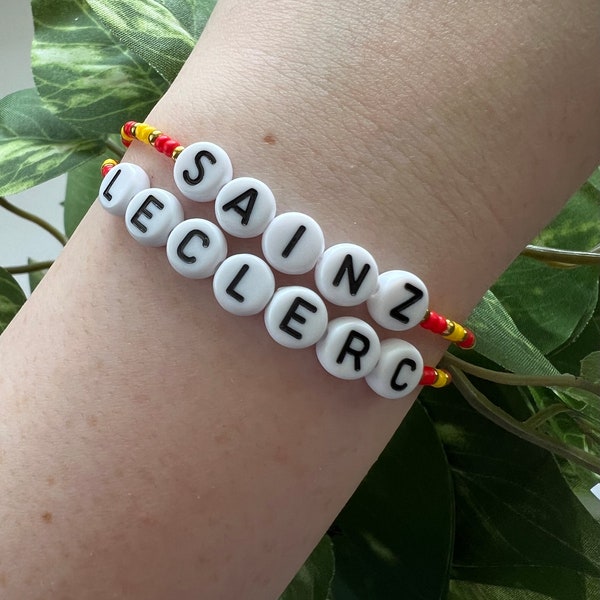 Charles Leclerc Bracelet Etsy