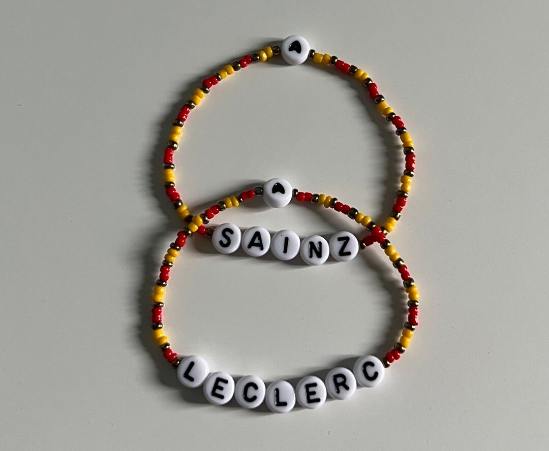 2023 F1 Ferrari Fan Bracelets charles Leclerc And/or Carlos Etsy