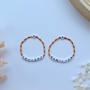 F1 2025 Charles Leclerc and Lewis Hamilton Fan Bracelets