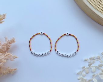 F1 2025 Charles Leclerc and Lewis Hamilton Fan Bracelets