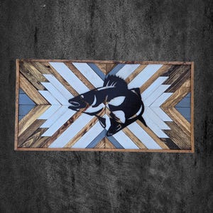 Handmade Walleye Wall Art