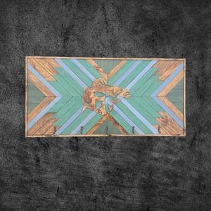 Handmade Walleye Wall Art With Hooks