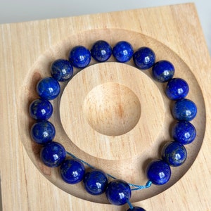 Rare Genuine Natural Natural Lapis Lazuli Gemstone Loose Beads Grade 7A Top Quality Round Shape