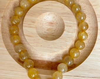 Genuine Natural Gold Rutilated Quartz Gemstone Loose Beads Grade 7A Top Quality Round Shape