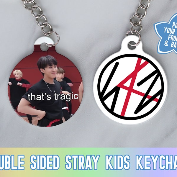 Stray Kids Meme Keychain, Changbin That's Tragic, Changbin SKZ Gift, Funny Stray Kids, Changbin Bias Keychain, Changbin Meme, SKZ Funny Gift