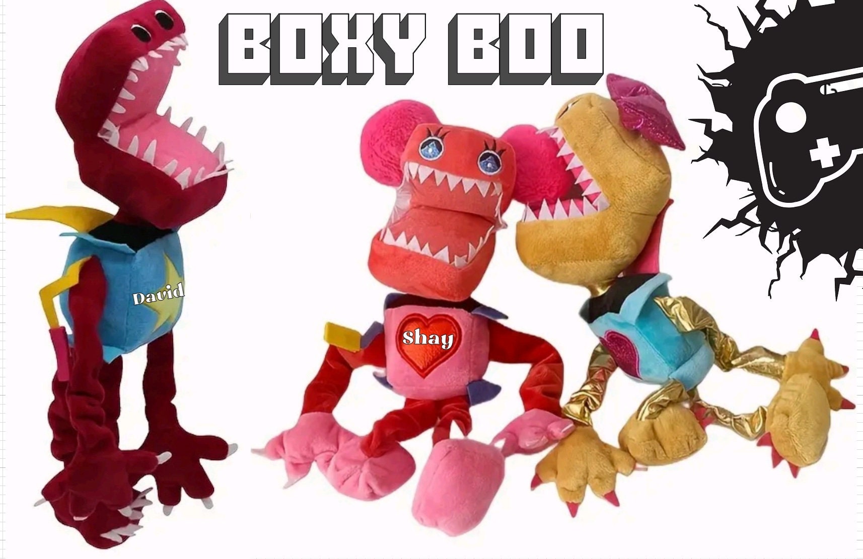 Boxy Boo plush, the Poppy Playtime Chapter 3 plush