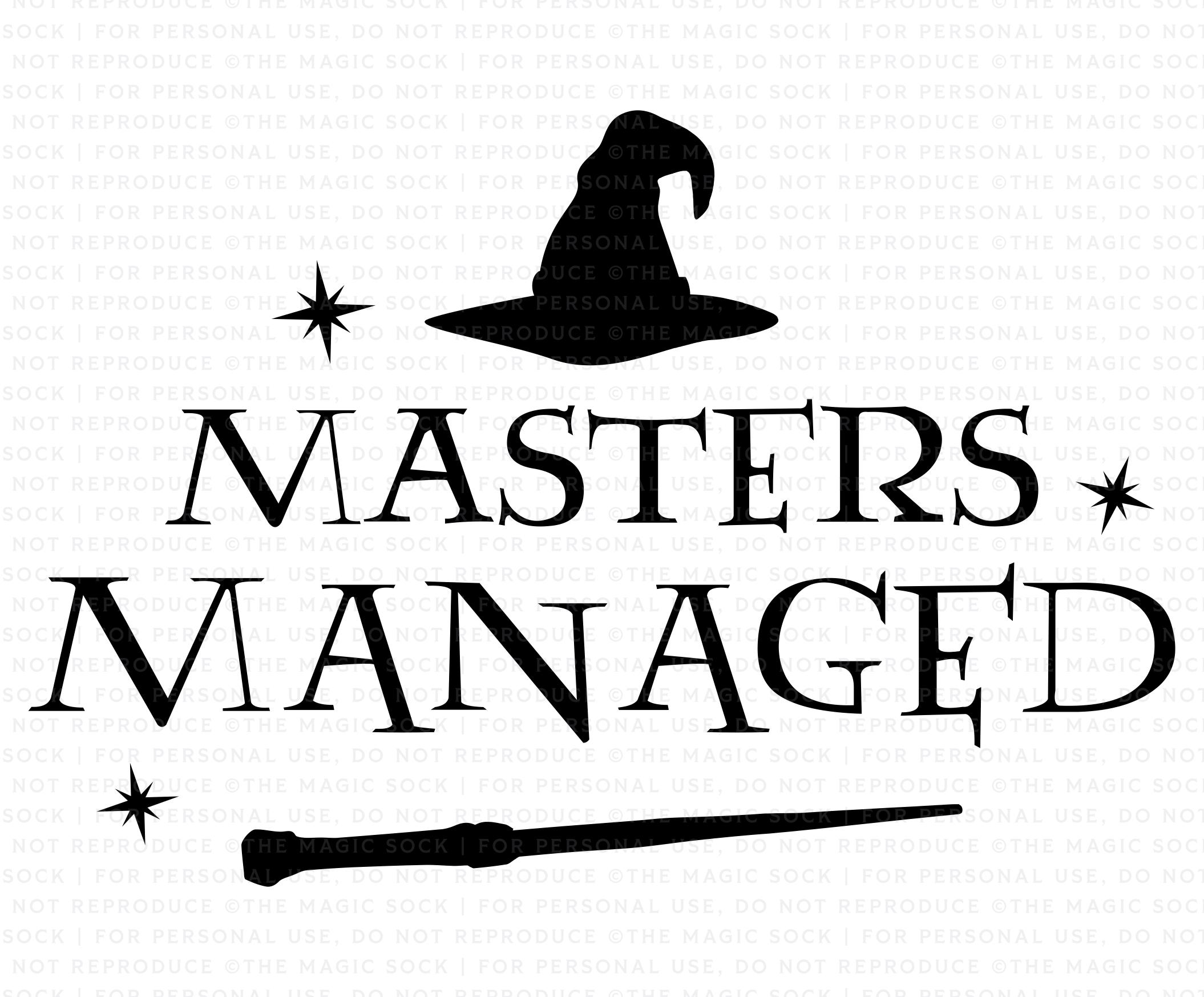 Master Guide Svg Masters Managed, SVG Cut File, Magic, T-shirt, Shirt, Decal, Design ...