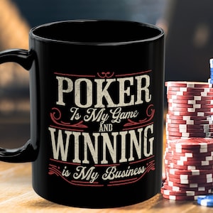 POKER Gift Coffee lover Mugs for gift for him gifts for her gift coffee drinker gift birthday funny gift cool coffee mug unique gifts Casino