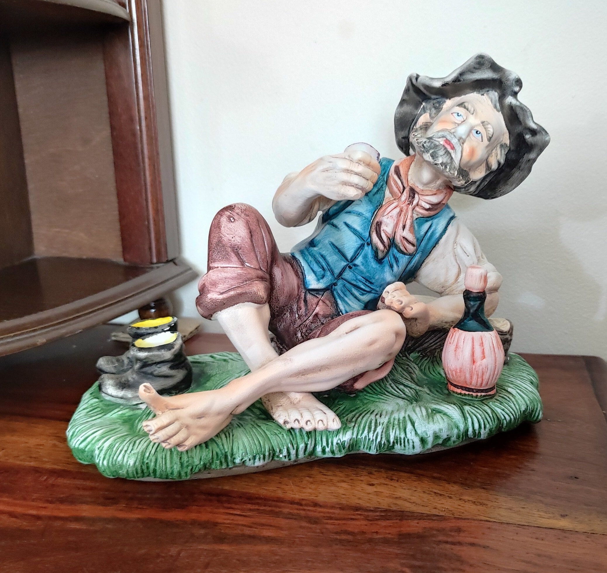 Capodimonte old man - Etsy 日本