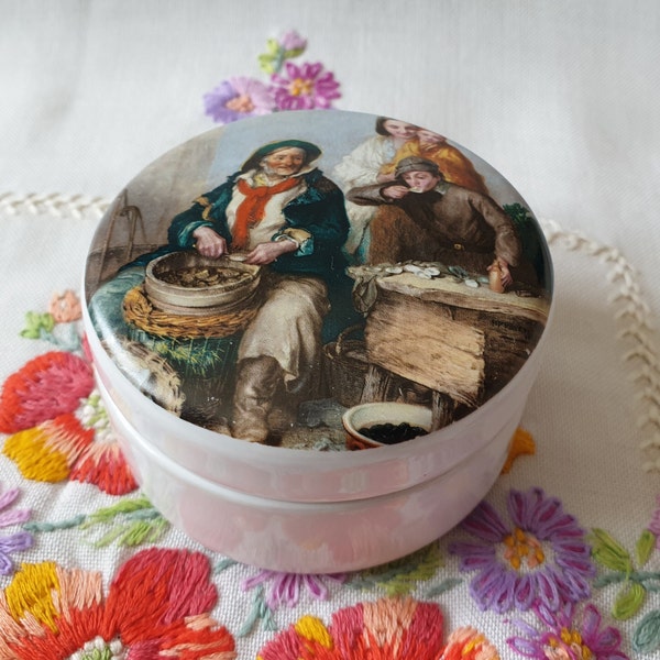 A Taste of History, The Gentleman's Relish Patum Peperium Ceramic Box, Elevate Your Kitchen with Tradition, Trinket box, Ceramic, Gift,