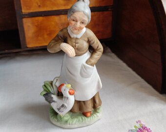 Lovable Ceramic Figure for Home Decor, Exquisite Handmade Ceramic