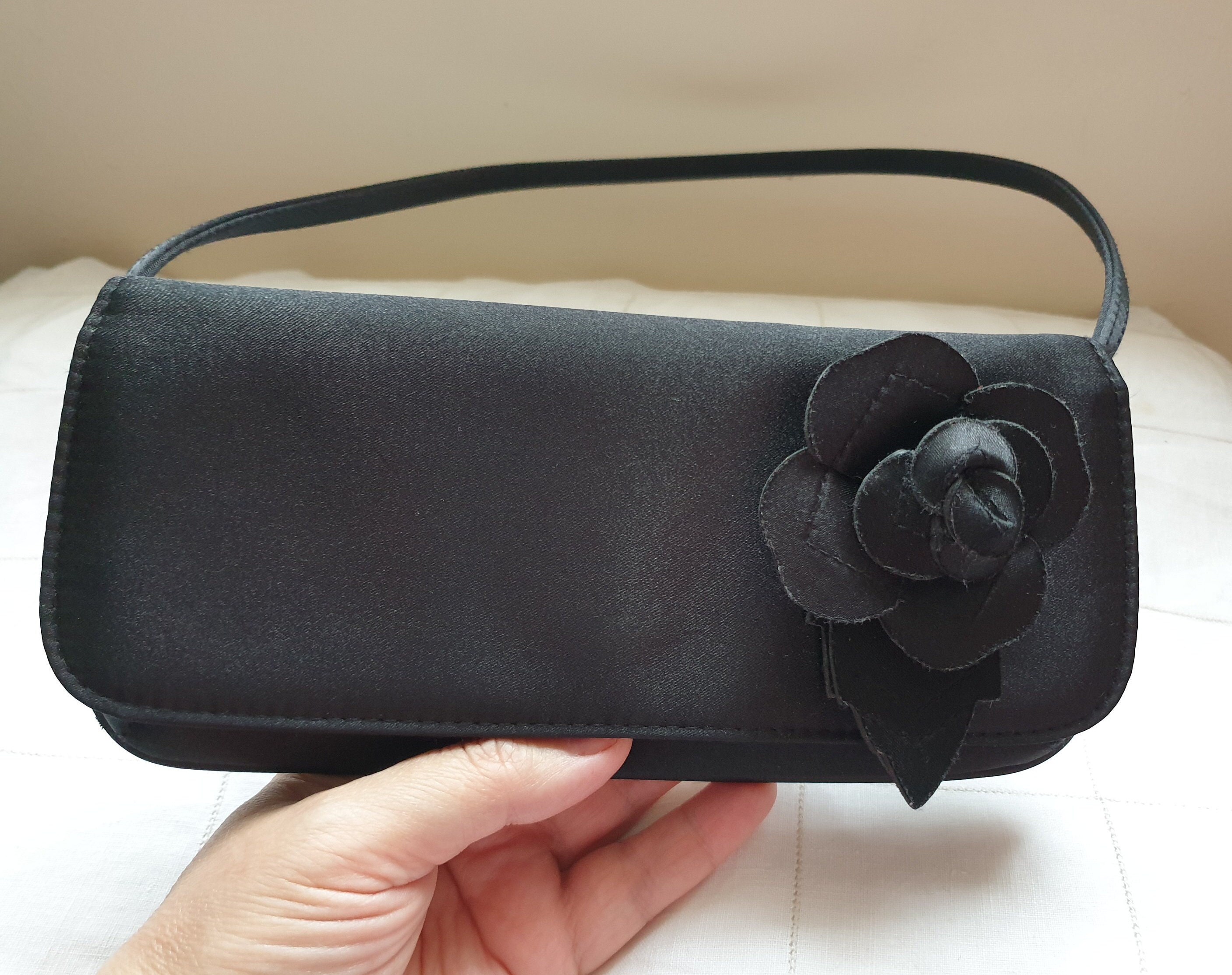 Timeless Elegance the Vintage Black Handbag by BHS London Etsy