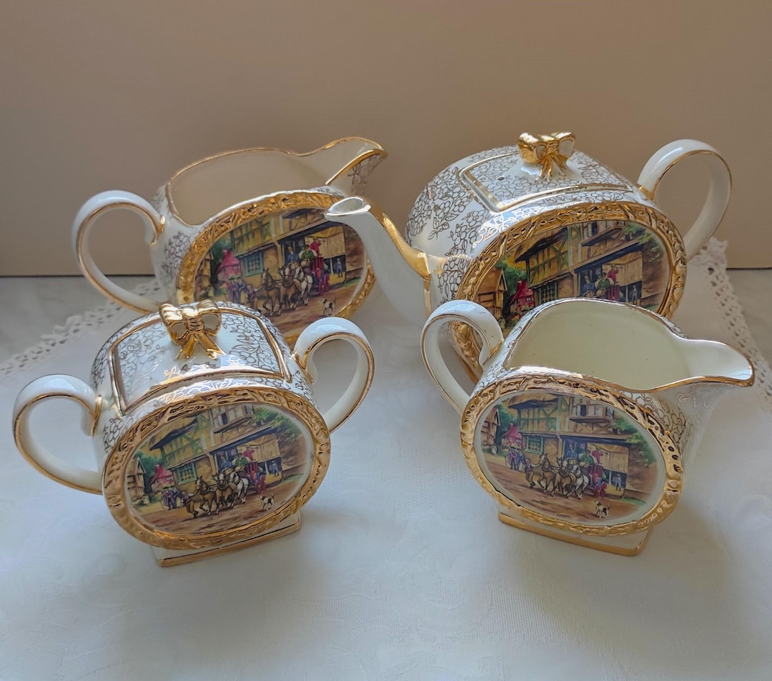 Sadler Tea Set Rare England Sadler