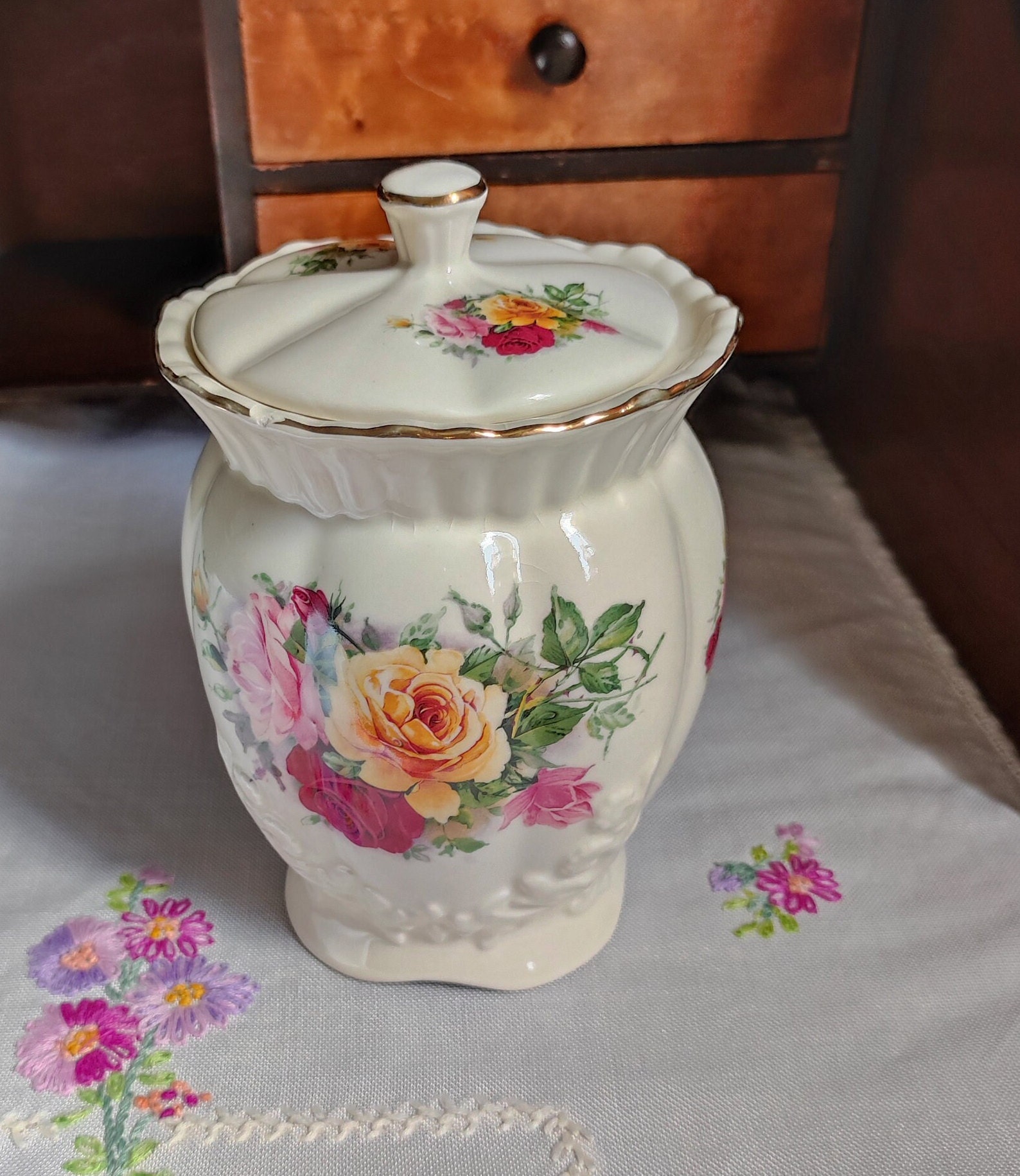 Antique biscuit jar - Etsy 日本