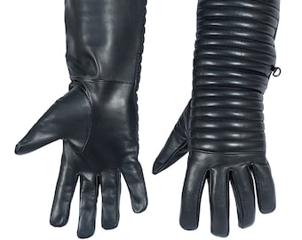 Gants en cuir inspirés de Star war Dark Vador, cosplay