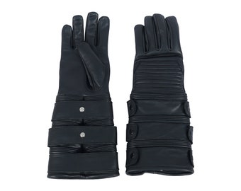 Inspired Starwars  Starkiller Custom Leather Design Gloves.