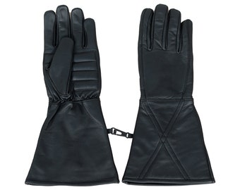 Bo katan kryze Costume Leather Gloves