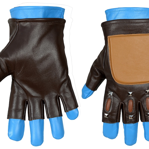 Inspired cad bane Costume leather gloves