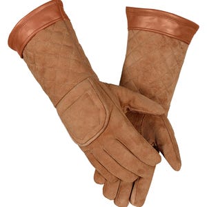 Lady Armorer (Star Wars) Costume Leather Gloves