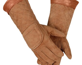 Lady Armorer (Star Wars) Costume Leather Gloves