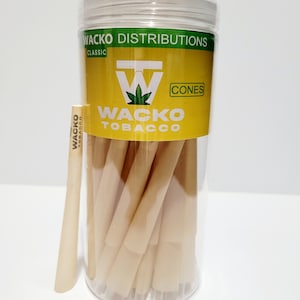Wacko Tobacco Cones Classic King Size/50 Pack/ Pre-Rolled Cones/Gluten Free