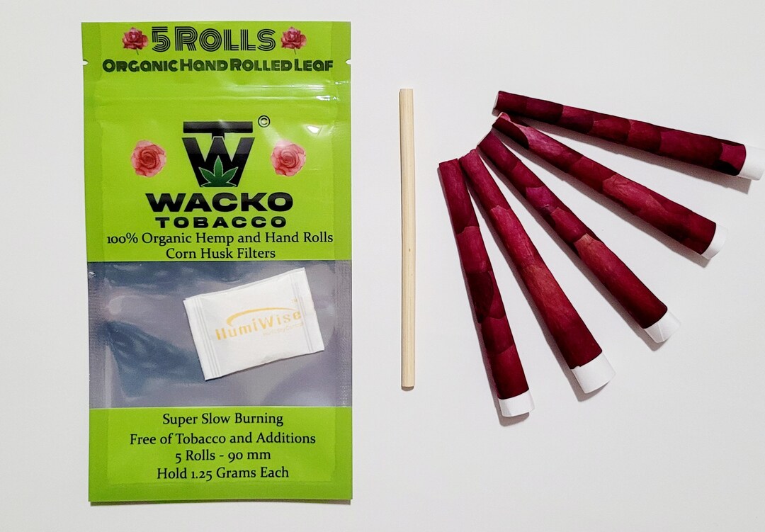 Rose Cones 5 Piece Wacko Tobacco Rose 100 Organic Corn Husk Etsy