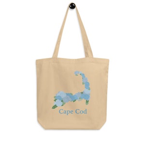 Cape Cod Hortensie Öko-Einkaufstasche