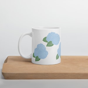 Blue Hydrangea Mug