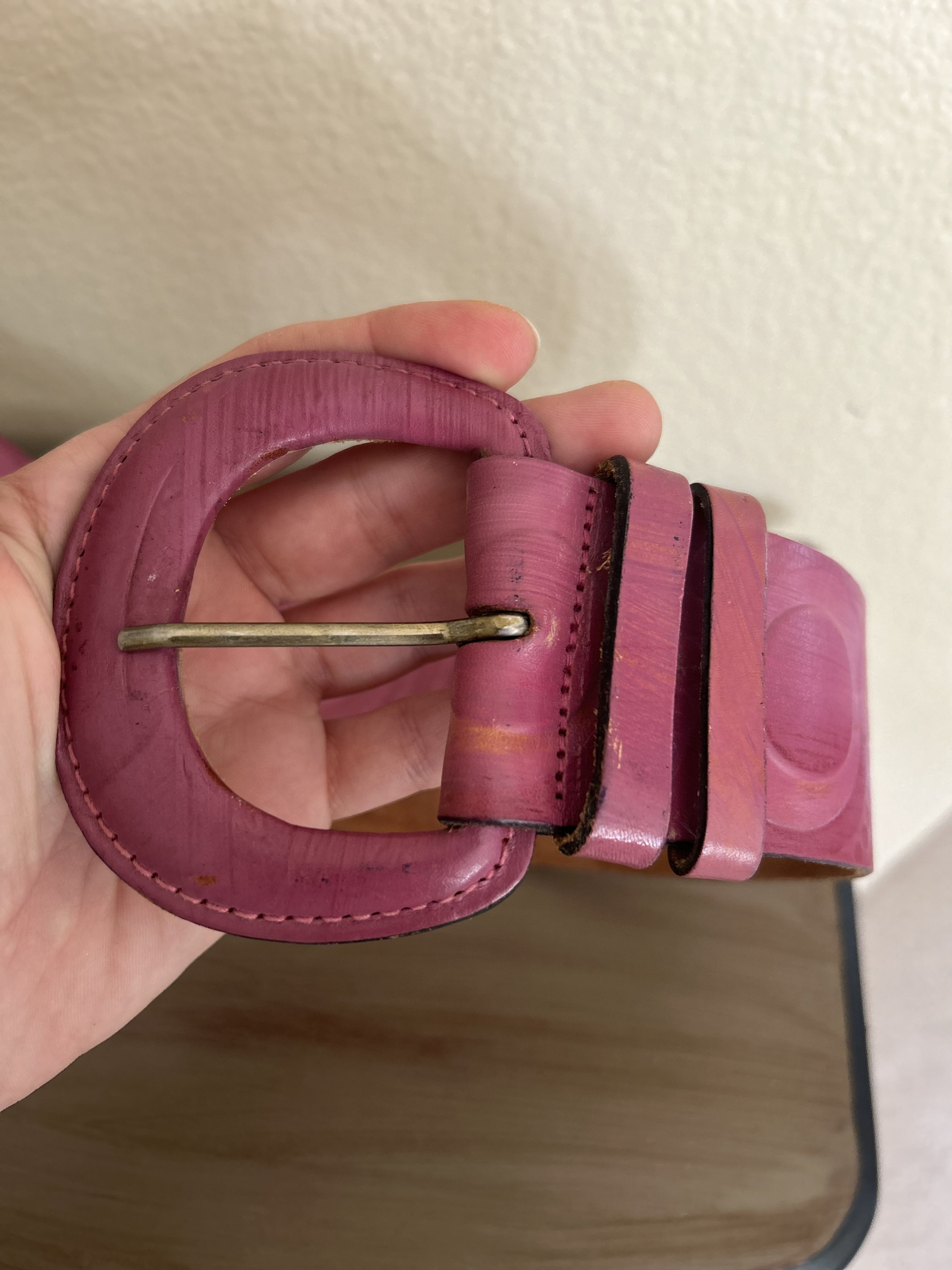 小物 90s archive Carlos Falchi leather belt Vintage Carlos Falchi Leather Women's Belt Pink - Etsy Canada