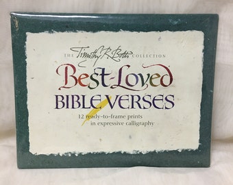 Vintage 12 Ready to Frame Bible Verses by Timothy R. Botts