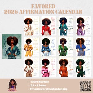 Blessed And Highly Favored: 2022 African American Weekly Planner – The Black Art Depot - View #2